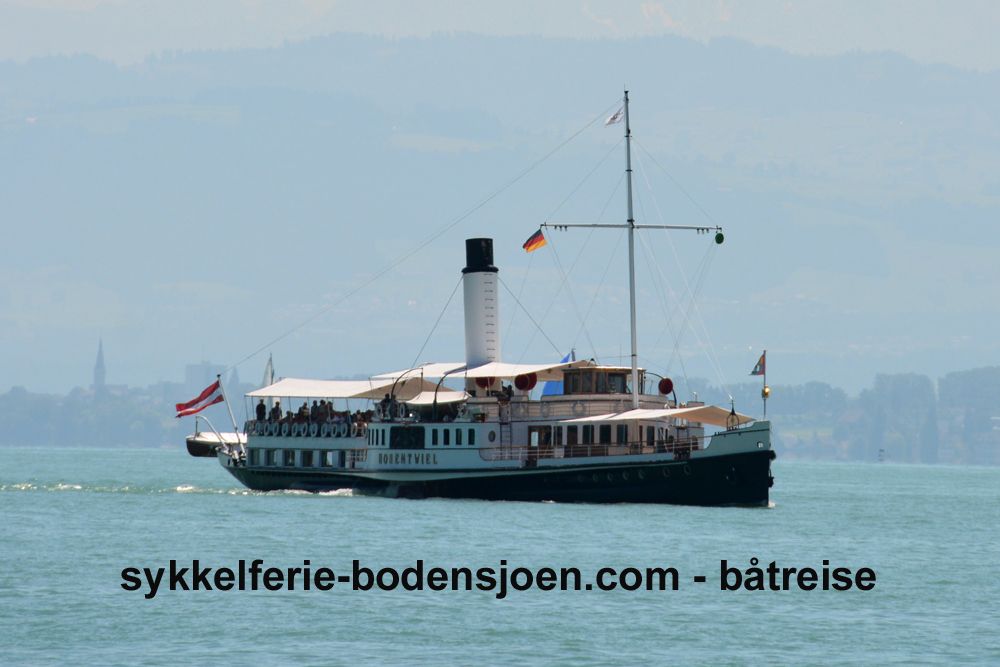 Båtreise på Bodensjøen - Hohentwiel