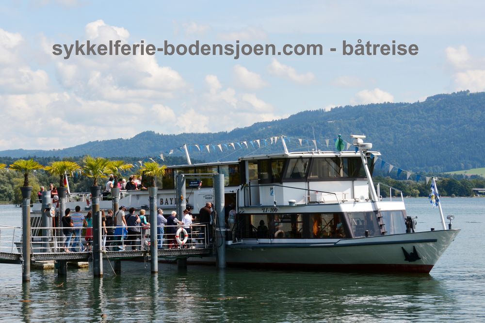 Båtreise på Bodensjøen - MS Bayern