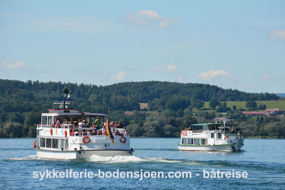 Båtreise på Bodensjøen - MS Uhldingen - MS Milan