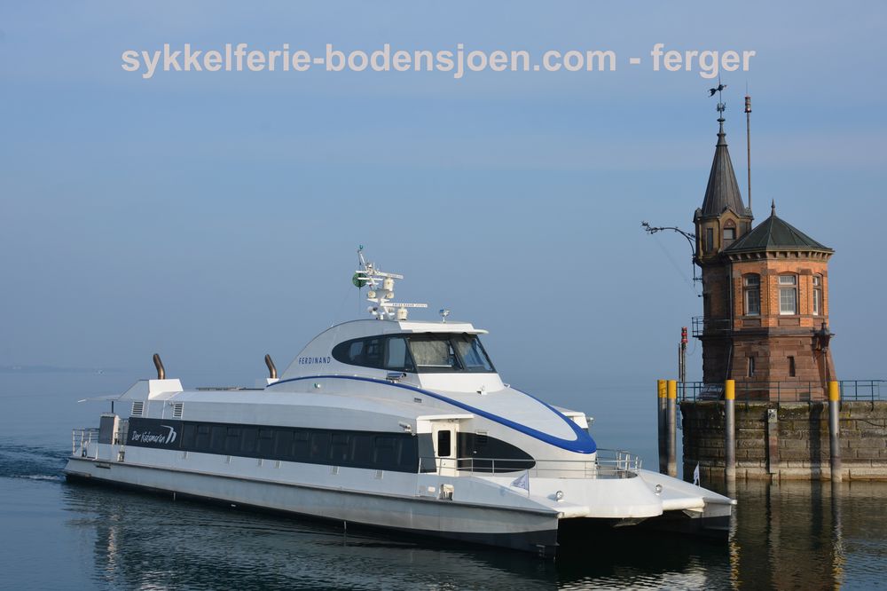 Ferger på Bodensjøen - Hurtigbåt Ferdinand